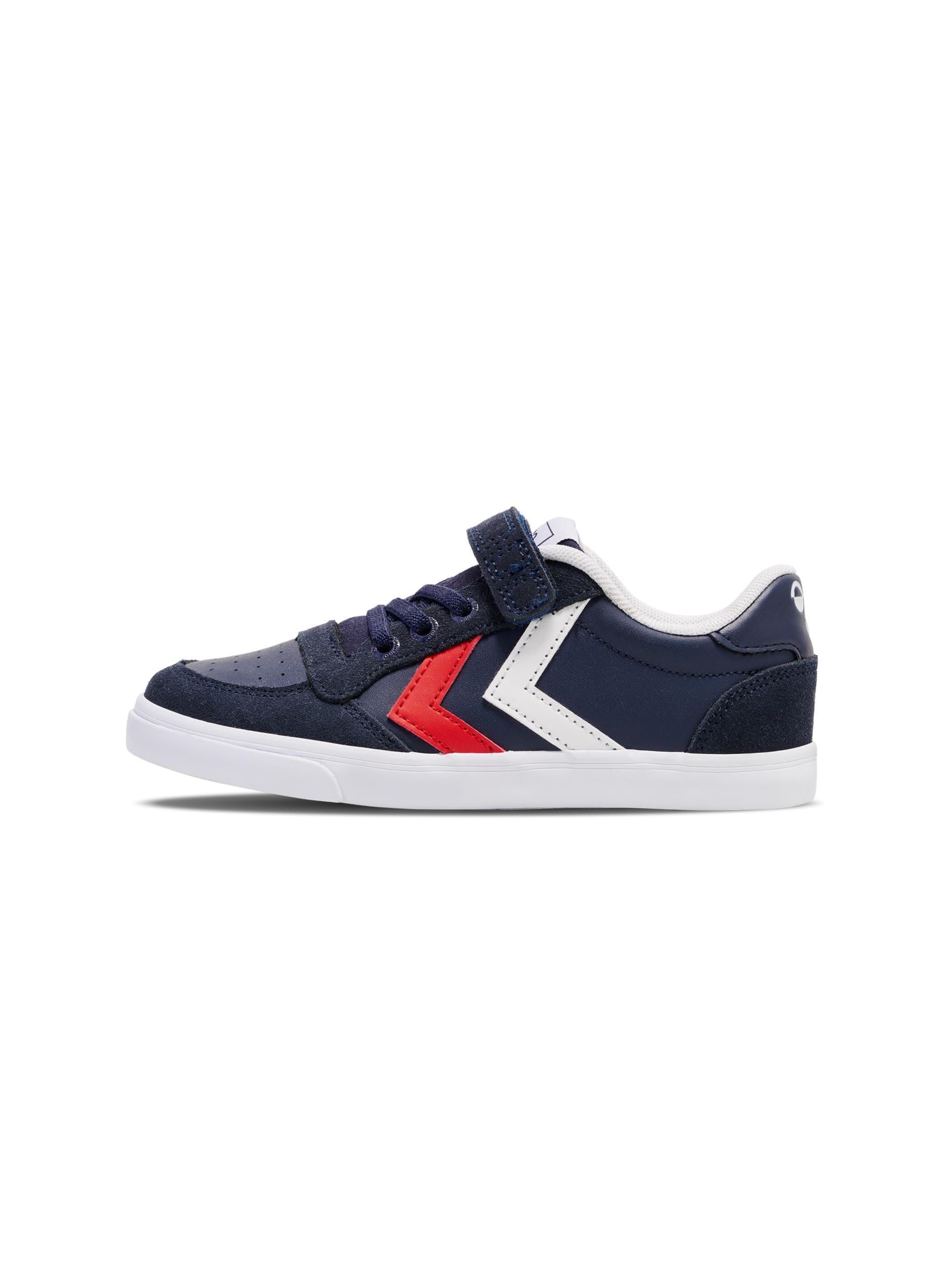 hummel Slimmer Stadil Leather Low JR Trainers, Peacoat, 35 EU, Peacoat, 2.5 UK Child