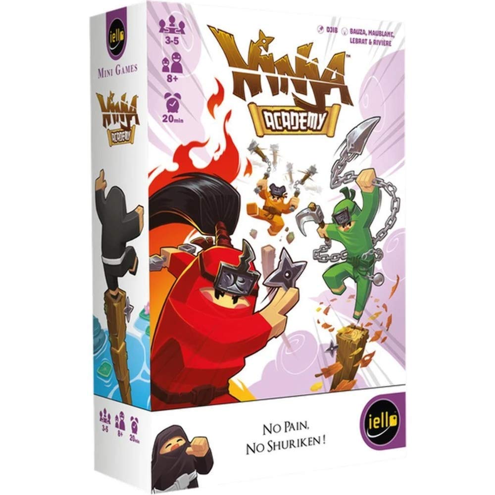 IELLO | Ninja Academy | Card Game | Ages 8+ | 3-5 Players | 20 Minutes Playing Time