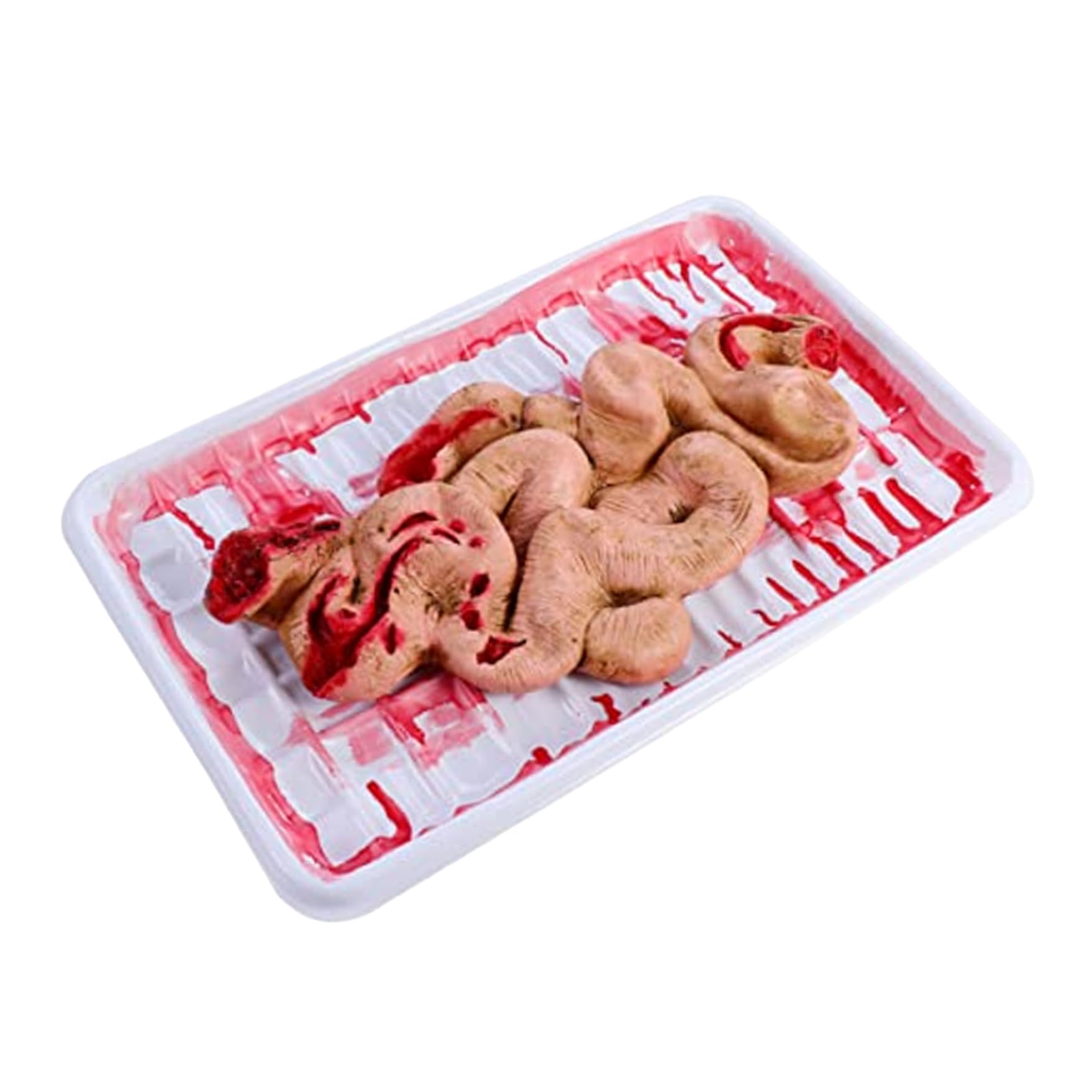 Amazon.co.jp: ハロウィン 偽腸 トレイ付き リアルな血まみれの怖い