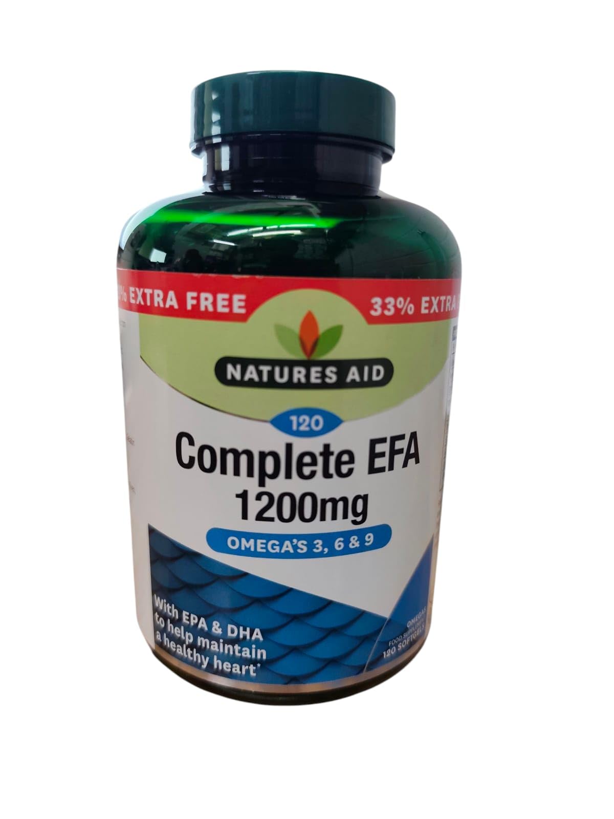 Natures Aid Complete EFA 1200mg - 120 softgels