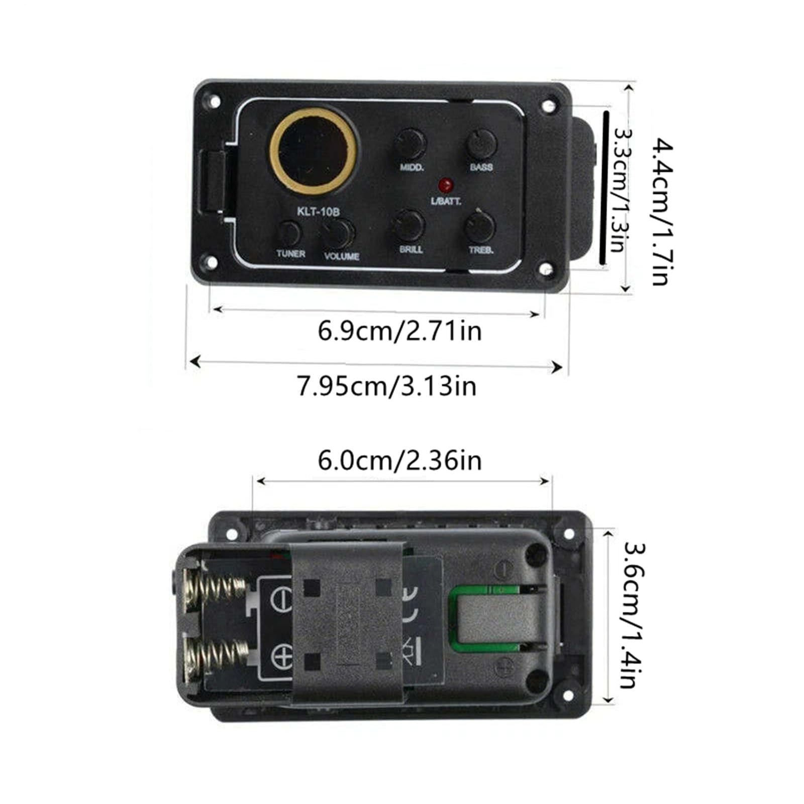 Amazon.co.jp: 4バンド アコースティックギター用ピックアップ 6.35mm