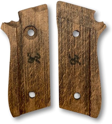 Miniatura 5 de Taurus Grips - Puños de madera étnicos marrones para PT59, PT92, PT99, PT100, PT101, PT917