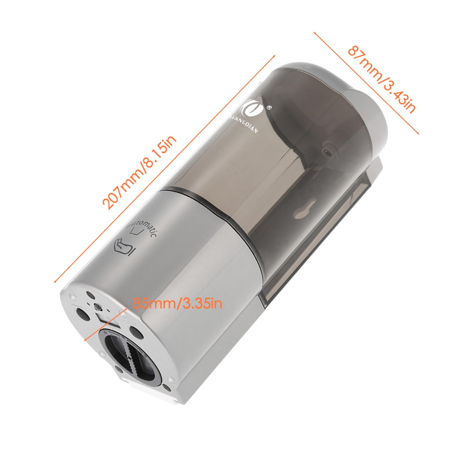Dispenser Automatico di Sapone da Bagno 500ml Bottiglia Singola a Parete con Sensore Ir Scatola per Shampoo Dispenser di Sapone Touchless Accessori da Bagno per la Casa
