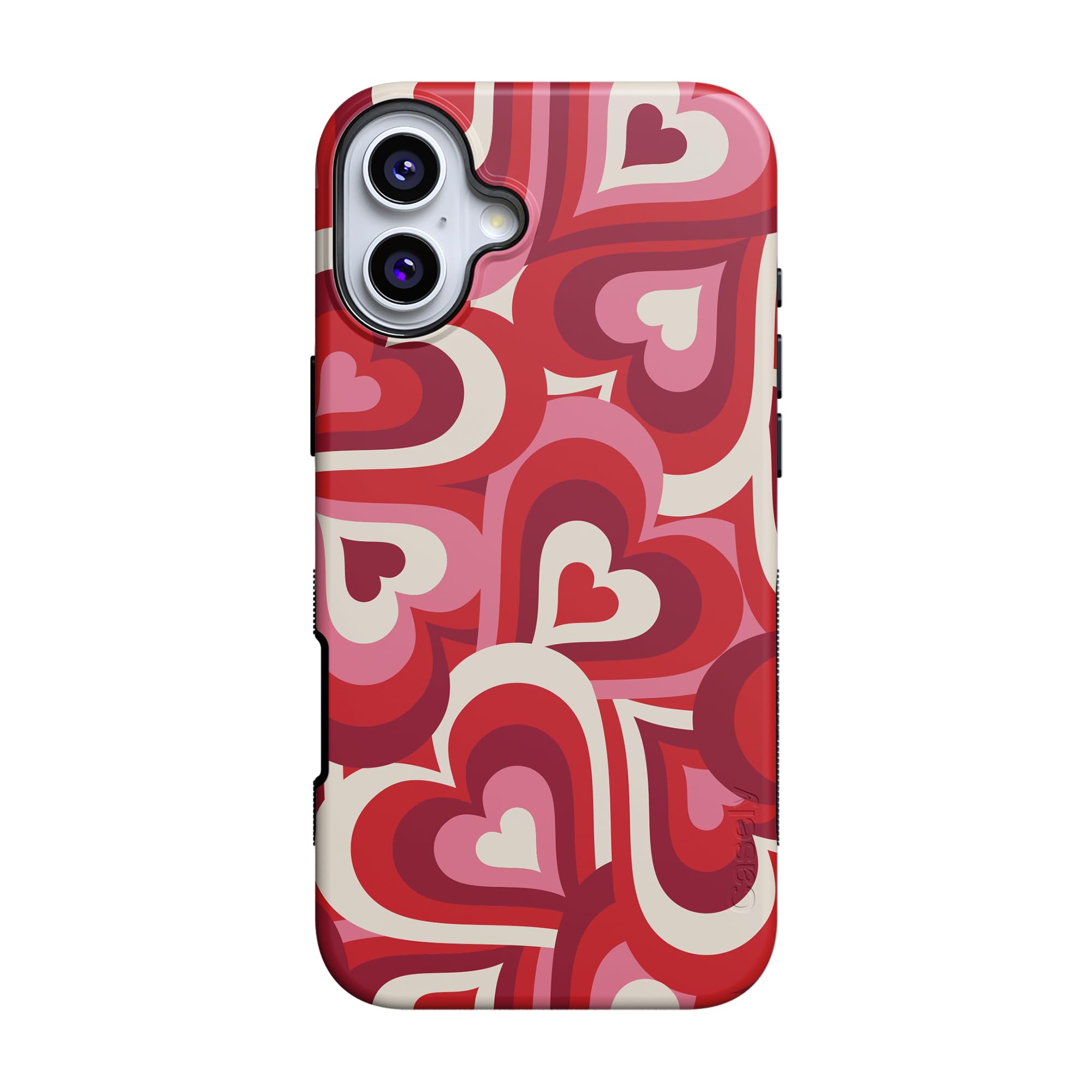 Casely iPhone 16 Plus Case | Love Song Remix | Ombre Hearts | Compatible with MagSafe | Bold Protective Case Design