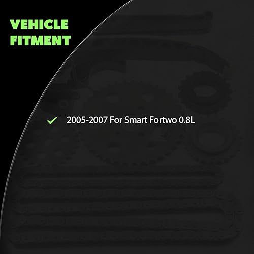 Miniatura 5 de SCITOO Kit de cadena de distribución para Smart Fortwo 2005-2007 A2669970094 A6601810012 A6600520203 A6600520111 A6600520016 A6600520116 A6600520116