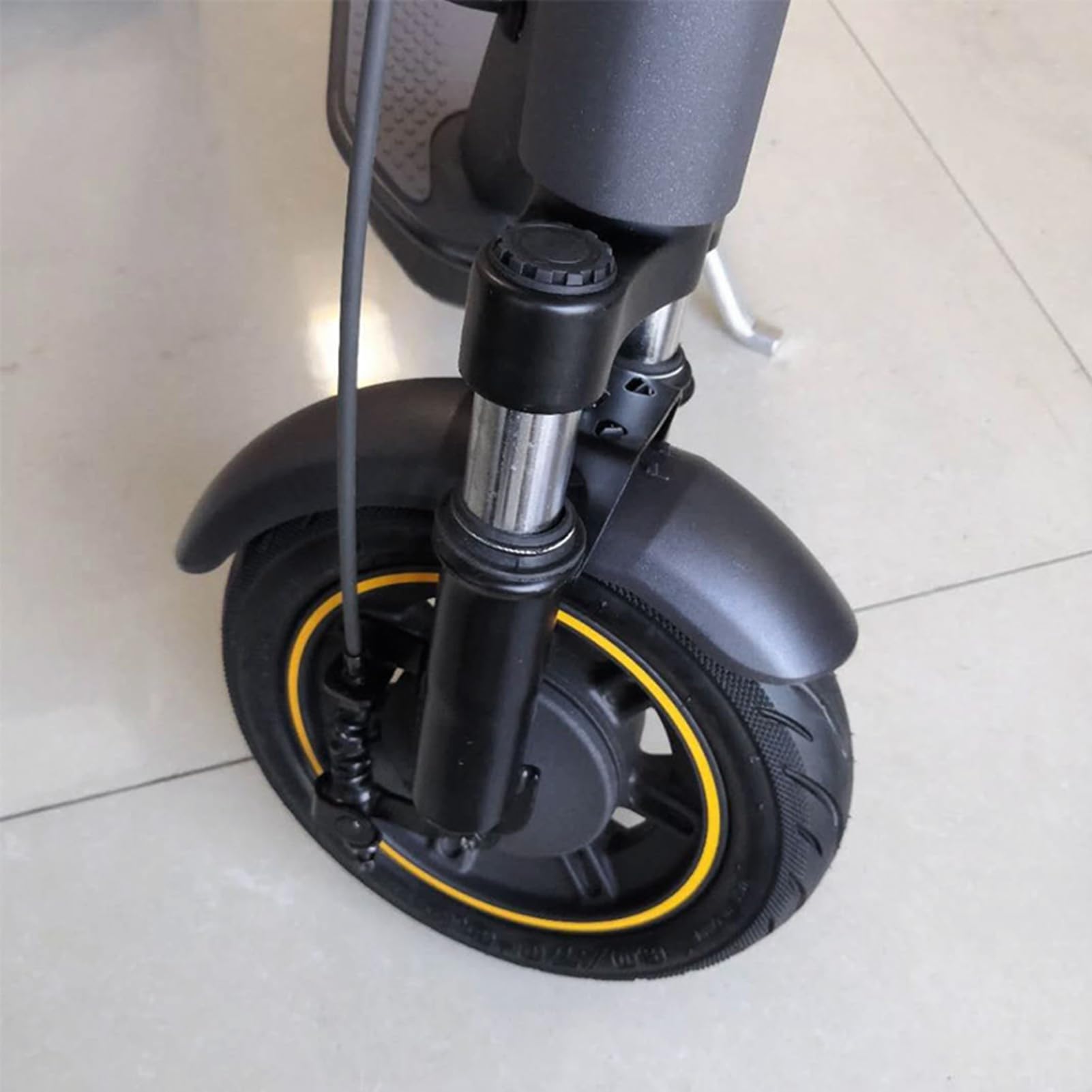 Walmeck Fourche avant de trottinette électrique avec amortisseur et béquille compatible