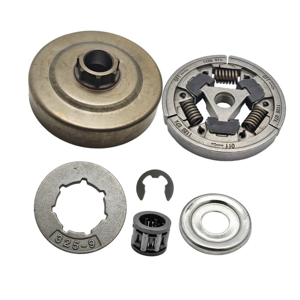 Kit de tambor de embrague 3/8" con piñón de 8 dientes y rodamiento para motosierras