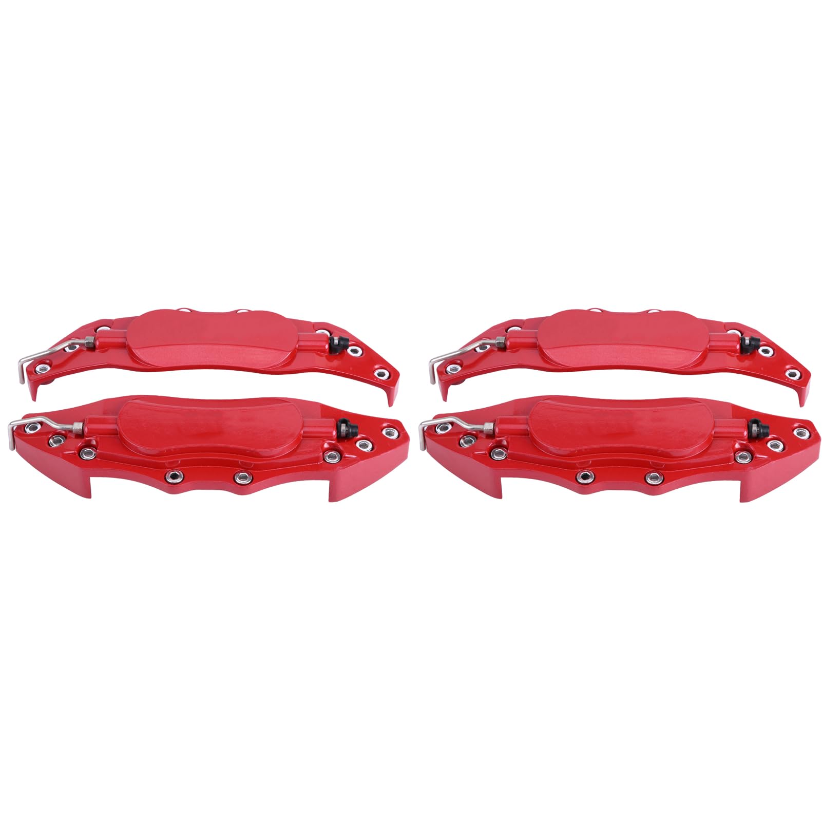 Yctze 4 Protectores de Pinza de Freno de Aluminio para Coche, para Buje de Rueda de 16 a 17 Pulgadas, Herramientas de Modificación del de Frenos de Automóvil Mediano.