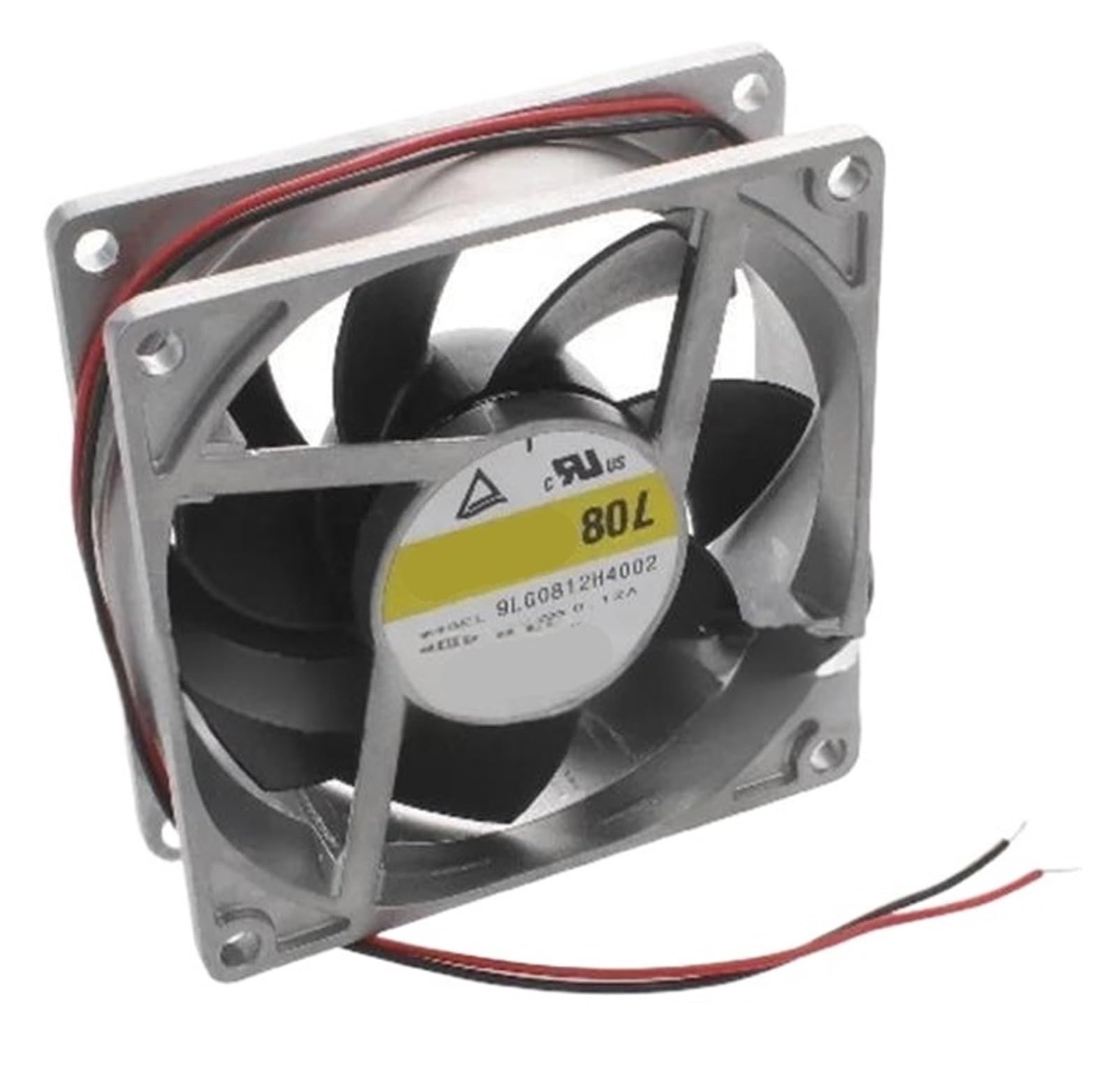Lzikkgki One Color 9Lg0812h4002 12Vdc Fan 80X80x25mm 1.44W 2Wire 3700Rpm