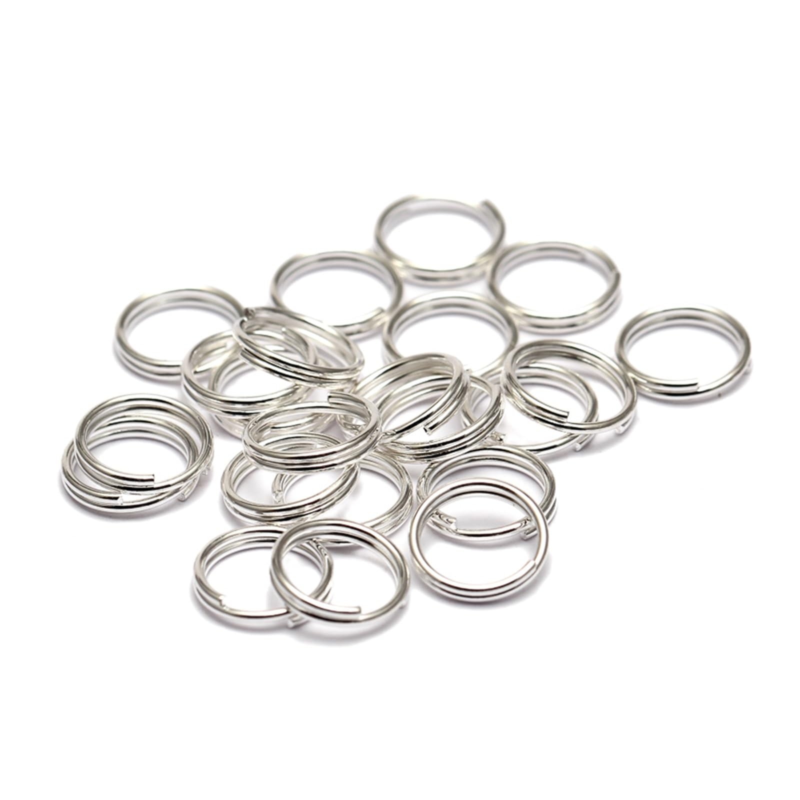 Anezus 1200 stuks open ringen voor het maken van sieraden, ringklemmen voor het repareren van halskettingen