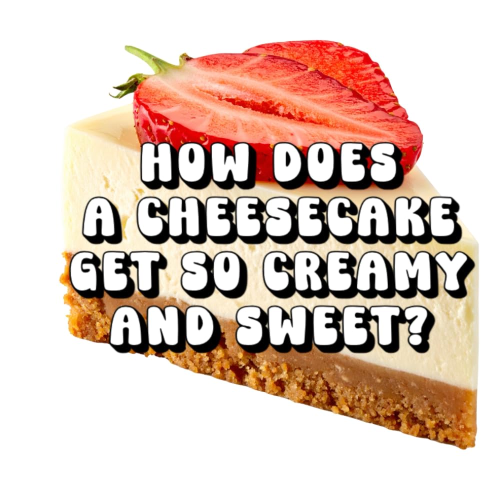 How Does a Cheesecake Get So Creamy and Sweet?
