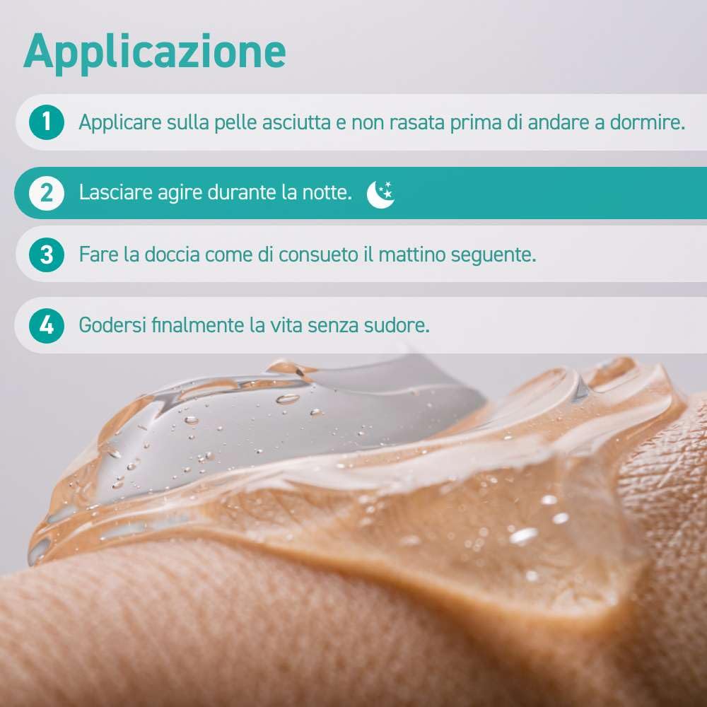odaban® Gel Antitraspirante 50 ml | Controllo Mirato della Sudorazione su Viso, Fronte, Schiena, Mani e Piedi | Azione Rapida, Delicato sulla Pelle | Protezione Lunga Durata, Unisex | Senza Profumo
