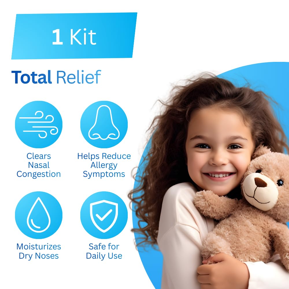 NeilMed SinusRinse Pädiatrisch Kit für Stirnhöhle & Allergie Erleichterung