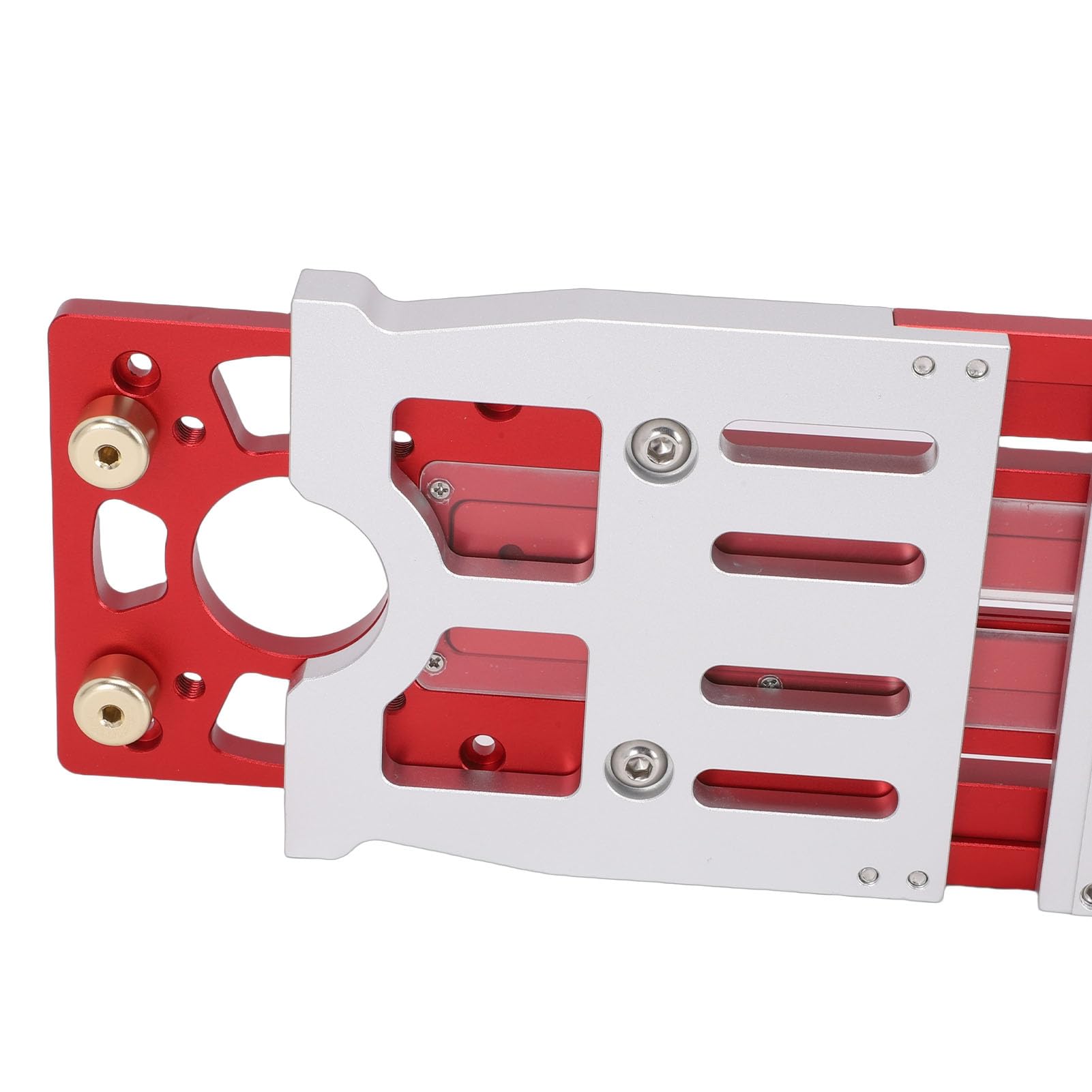 Goshyda Base della Fresatrice, Guida per la Localizzazione di Scanalature nel Legno per un Allineamento Preciso, Scanalatura per Rifinitrice in Lega di Alluminio per Falegname Alle Prime Armi,
