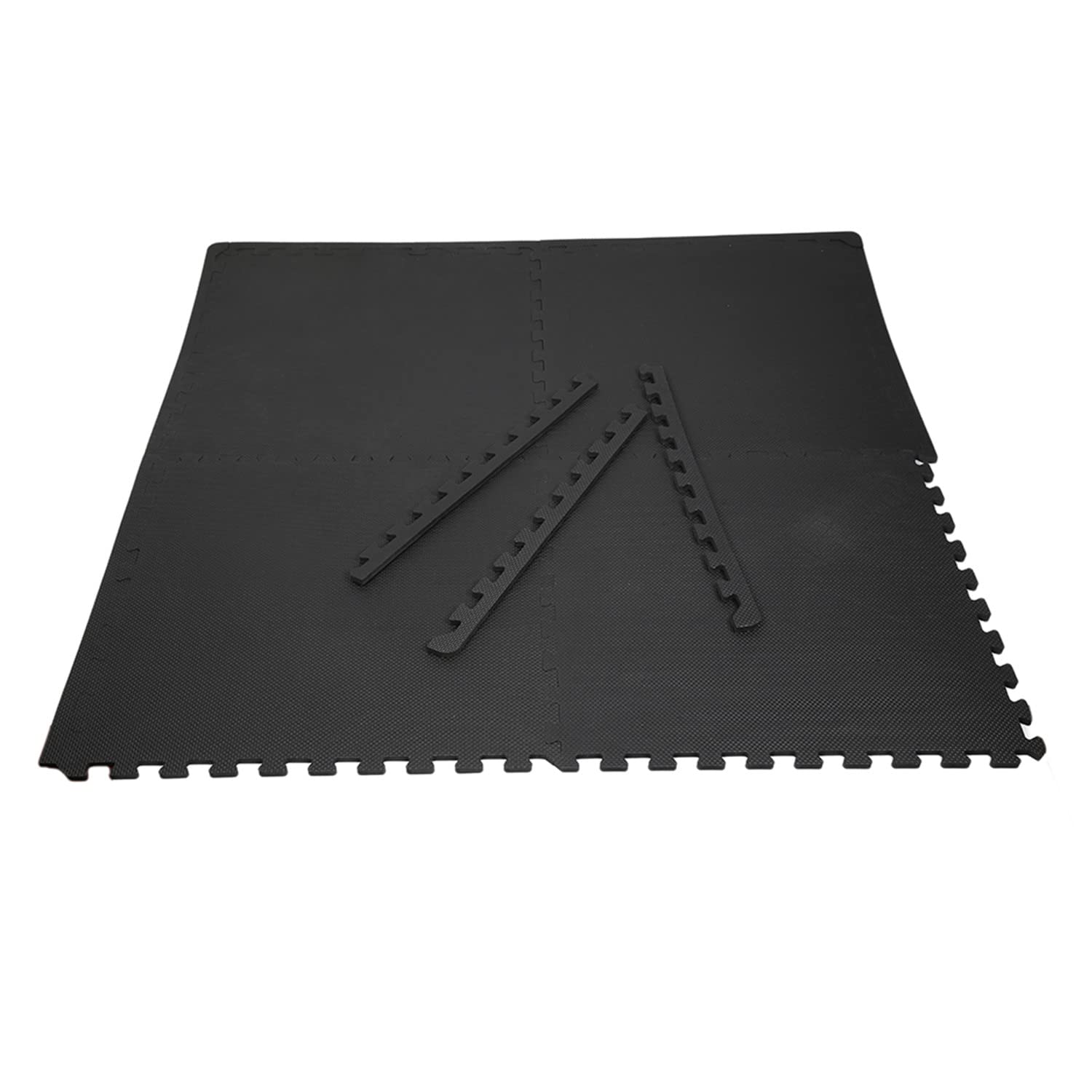 Tappeto da Fitness Palestra a Puzzle Tatami Set di 6 Pezzi 63*63*1.2cm Superficie di Protezione per Pavimenti, materassino per Palestra Workout Ginnastica Tappetino Tappetino Palestra Tappeto da Fitness a Puzzle Set di 12 Pezzi Protezione del Pavimento Ta