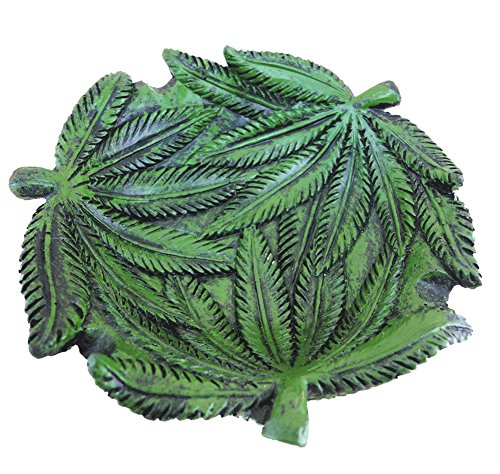 YOURNELO Resin Marijuana Pot Leaf Weed Smoke Ashtray Holder for Car