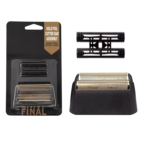 Miniatura 1 de Cabezales de repuesto profesionales de la serie 5 Star Finale Shaver Shaper Super Close Foil y barra de cortadora compatibles con Wahl Modelo