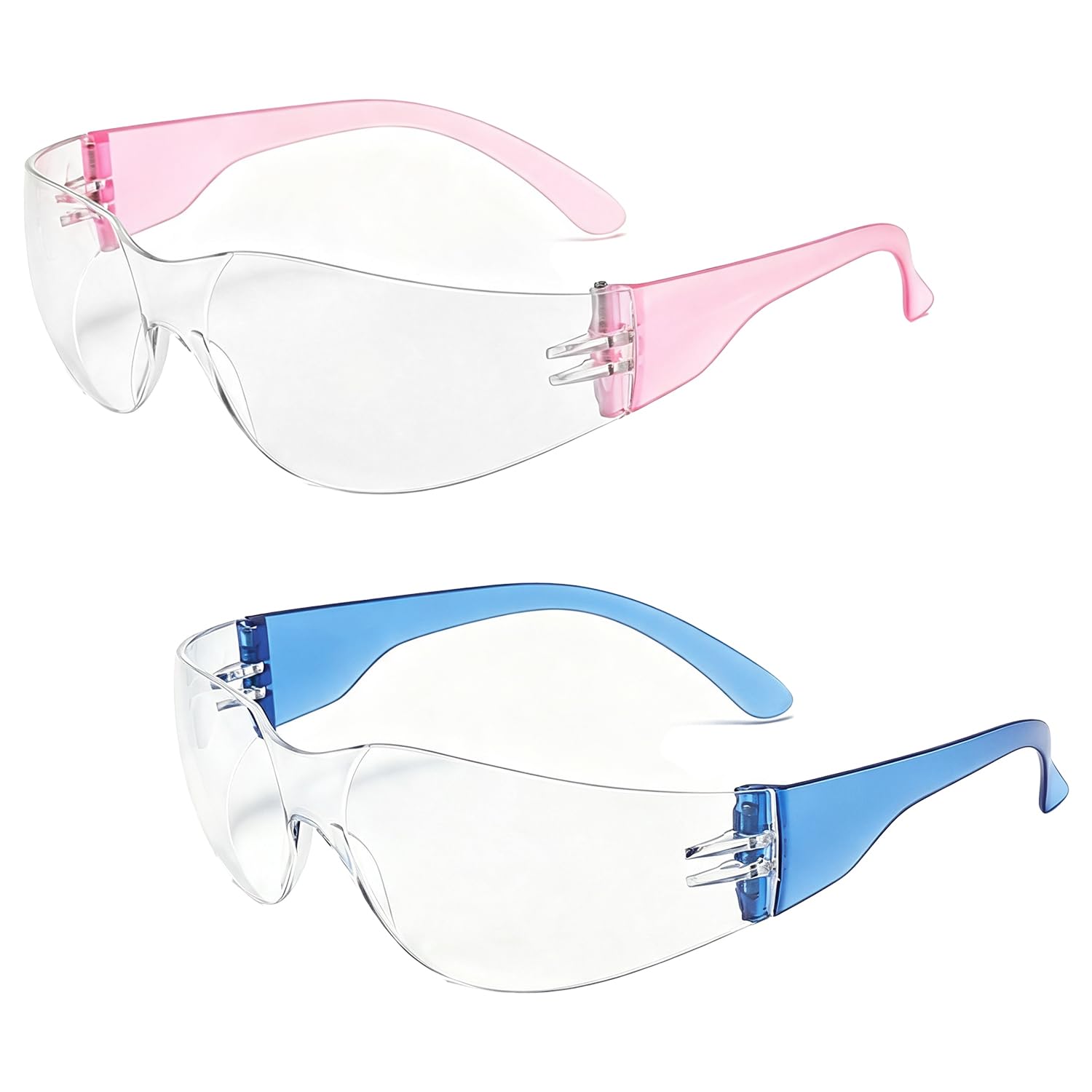 Lotsdonxia Safety Goggles 2 Pack, Anti-Fog Adjustable Protective Glasses