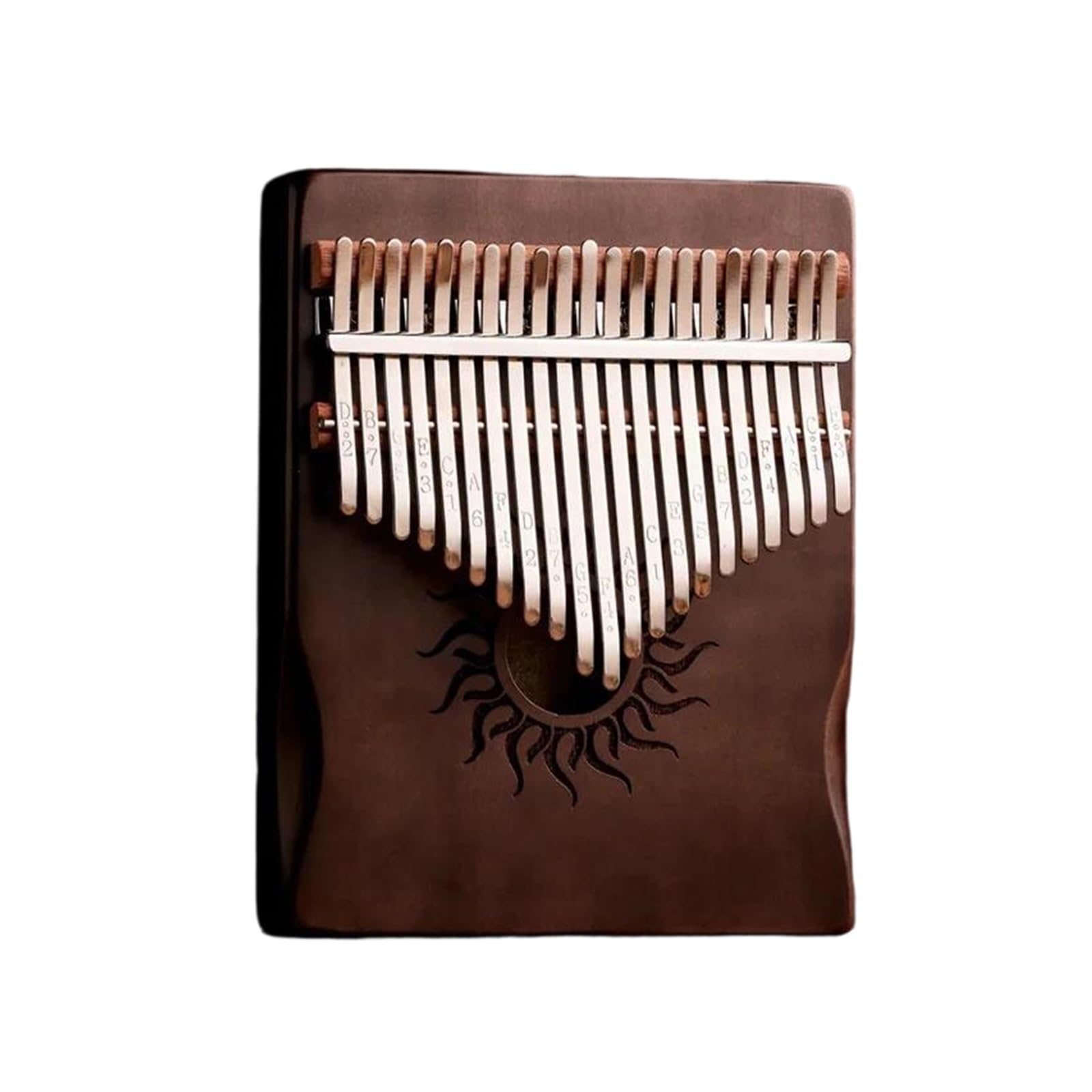 Juego Profesional De Kalimba De 17 Teclas Para Principiantes Y Adultos(Brown)