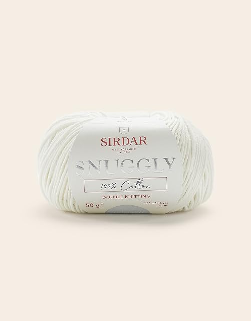 Sirdar Snuggly 100% Cotton, Cream (761), 50g