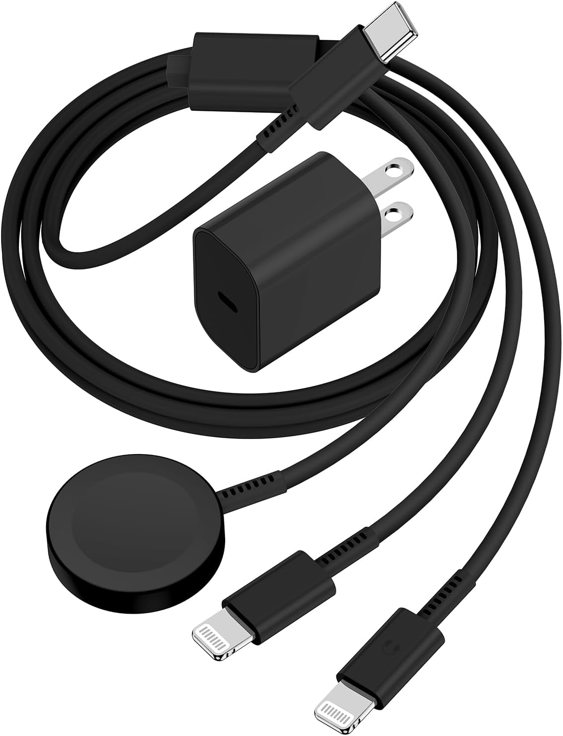 Apple Watch Charger USB C for Apple Watch & iPhone, 3in1