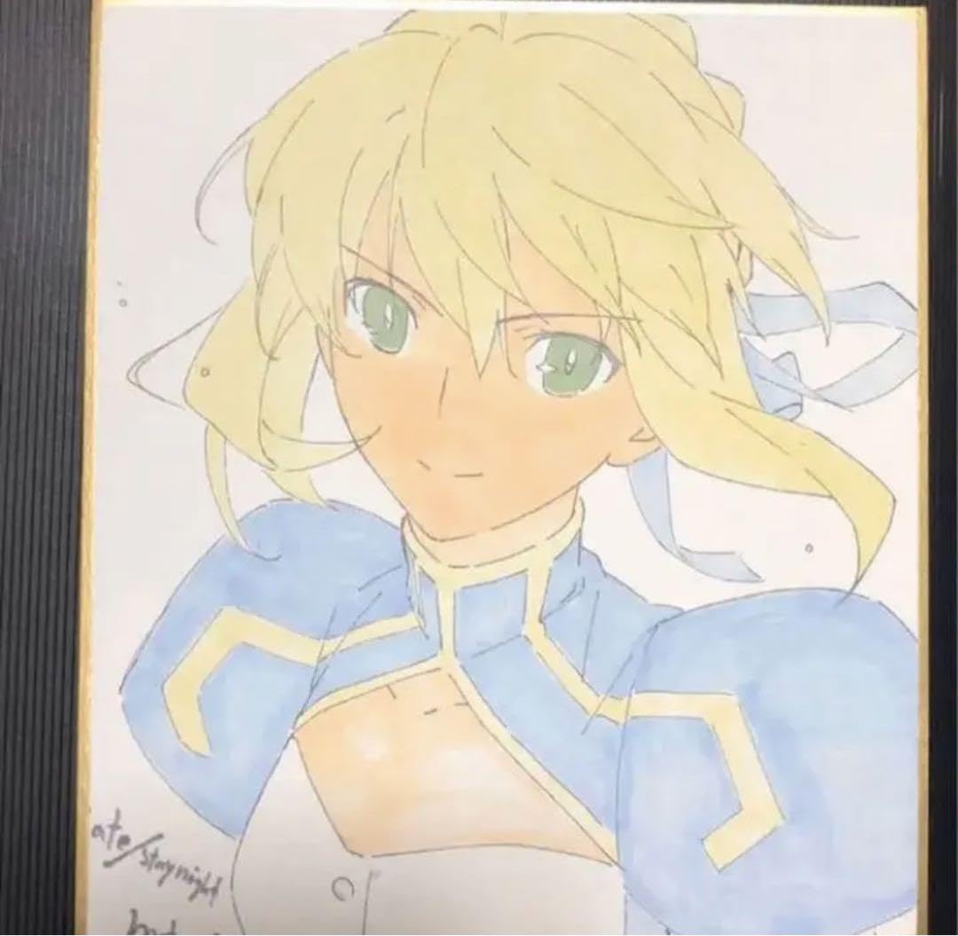 ufotable night stay Fate UBW 復刻コラボカフェ 11.13-1.6 Cafe ufotable × night[UBW] Fate/stay セイバー 複製ミニ色紙 その他