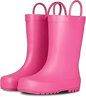 Lone Cone Kids Rain Boots - Premium Natural Rubber, Non-Slip Flex Sole, Matte Colors for Toddlers & Children