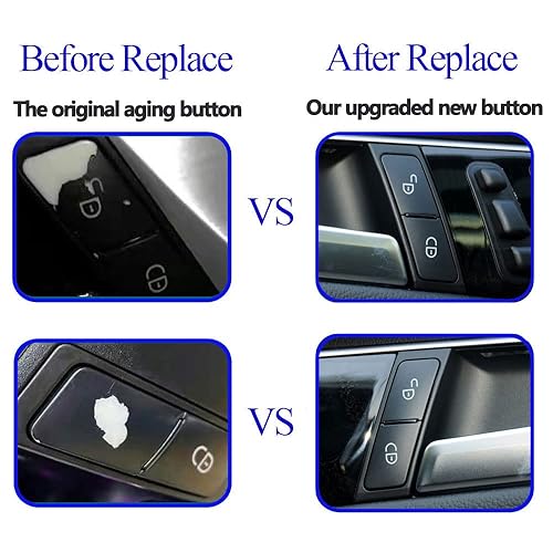 Miniatura 5 de Goodithy Interruptor de control de botón de bloqueo de puerta interior para Mercedes Benz Clase C W204 GLK 204 Clase E W212 W207 GL ML GLE GLS W166