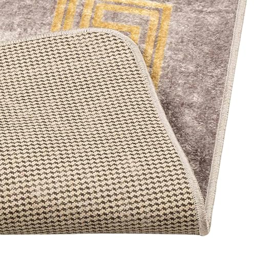 Tapis de couloir gris 50x300 cm MARSA en polyester velours et PVC - 6
