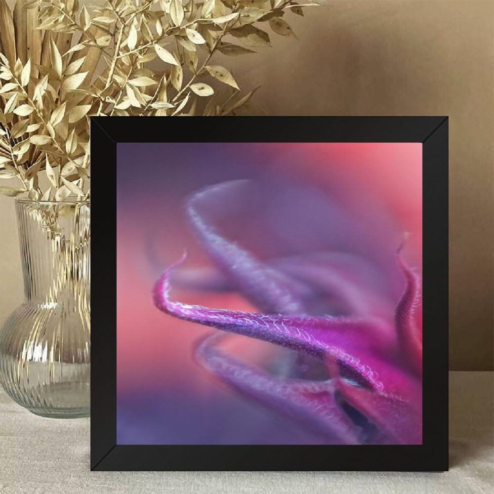 GADGETS WRAP Printed Photo Frame Matte Painting for Home Office Studio Living Room Decoration (10x10inch Black Framed) - Tentacles