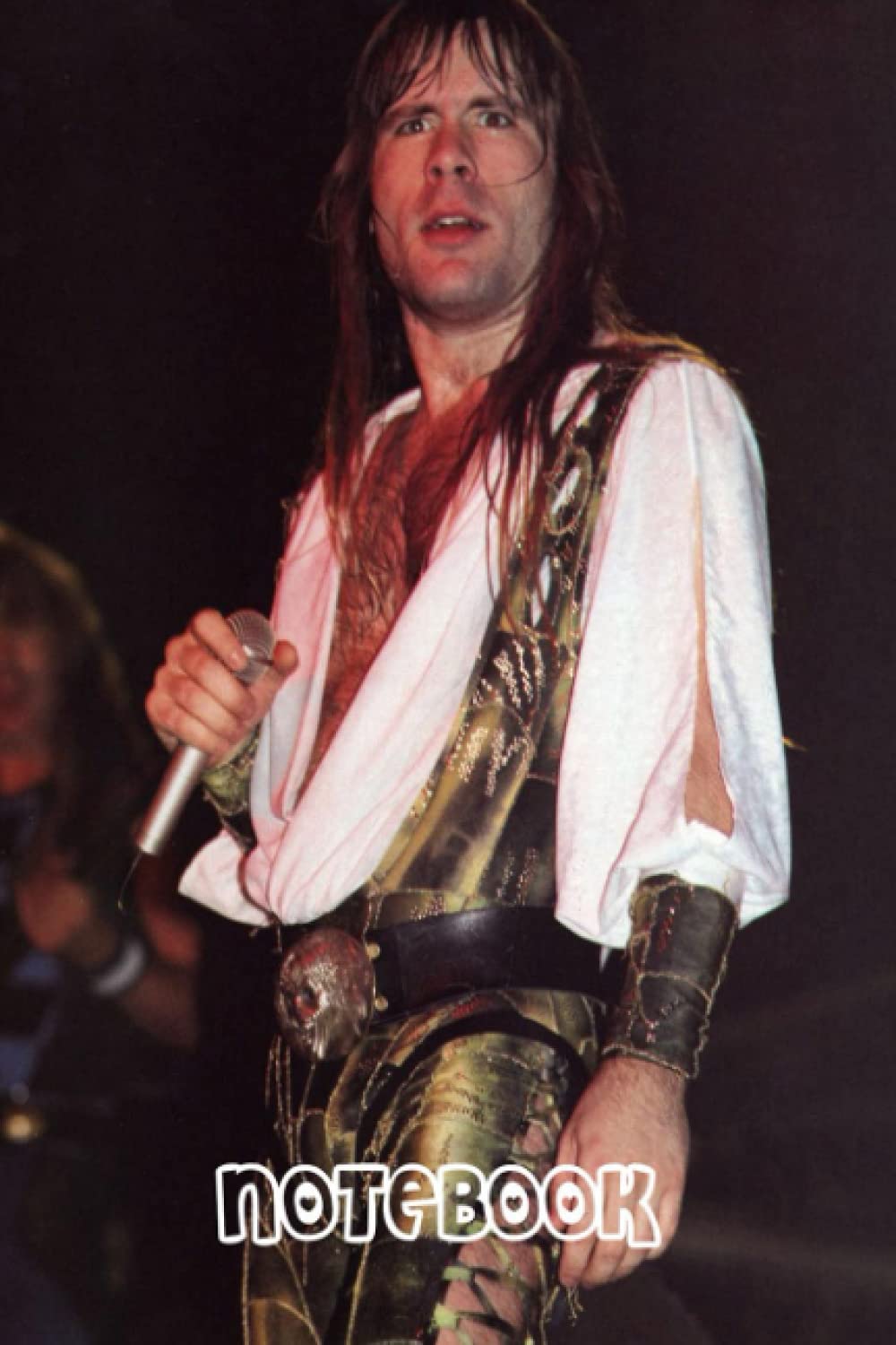 Bruce Dickinson Lined Notebook Composition Journal 100 Pages 6 x 9 inches #672