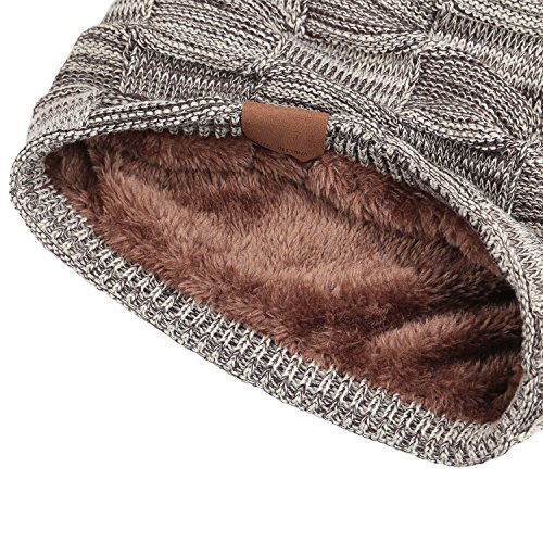 Image of REDESS Beanie Hat for Men and Women Winter Warm Hats Knit Slouchy Thick Skull Cap Acrylic Wool