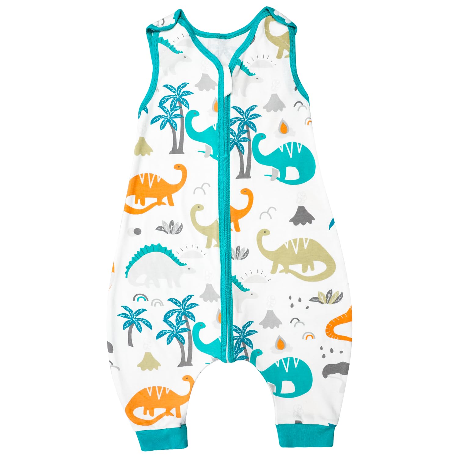 MOEMOE BABY Sacco nanna per bambini con piedini, 0.5 tog Sacchi nanna con piedi Blu M/18-36 mesi