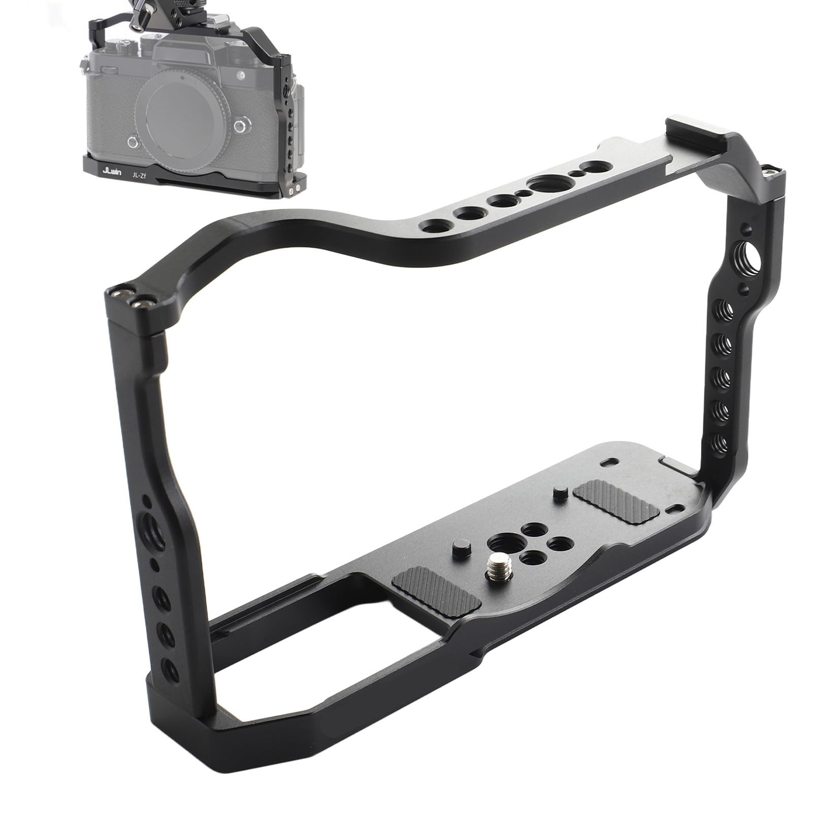 Estabilizador de la Cámara de Video, Jaula de Cámara Ligera, Soporte de Calzado de Aleación de Aluminio Frío para Vlogging