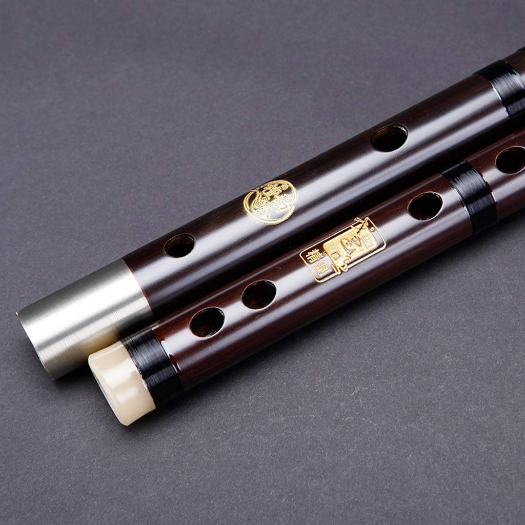 flauto Bambù Flauto Riproduzione Vecchio mogano scanalatura strumento a fiato in legno for principianti professionale studio di livello flauto di bambù Strumento musicale flauto in do ( Color : E )