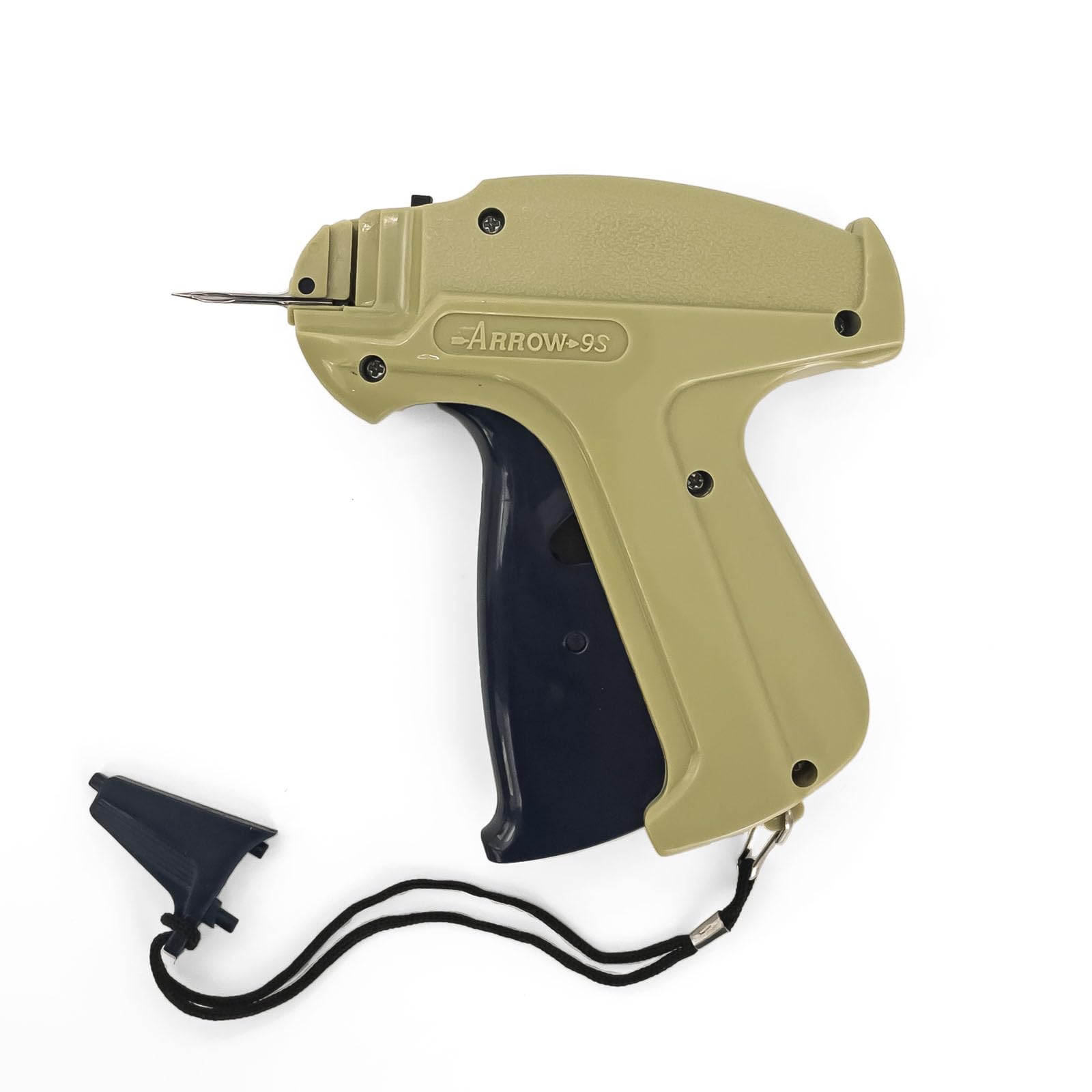 Heftpistole - Etikettierpistole ARROW 9S + 5 Ersatznadeln + 1.000 Kartonetiketten Etiketten 30x45 mm + 1.000 Heftfäden Standard (40mm Heftfäden)