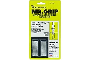 Mr. Grip Steel Screw Hole Repair Kit: Enhanced Restoration for Damaged Holes