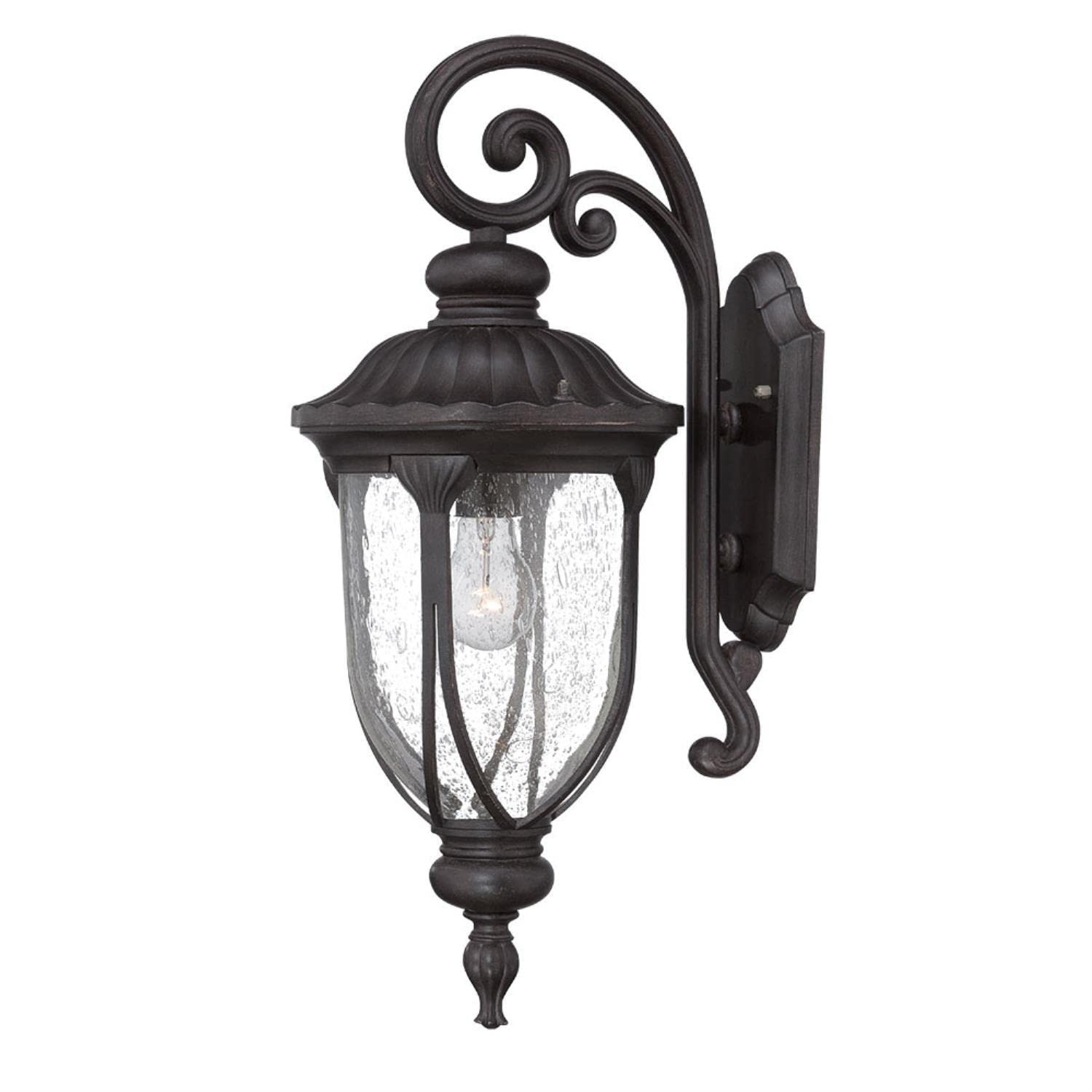 Acclaim 2212BK Laurens Collection 1Light Wall Mount Outdoor Light