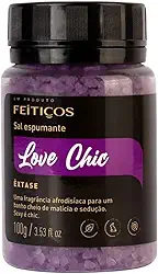 Sal de Banho Espumante Banheira Hidro Love Chic Êxtase 100g
