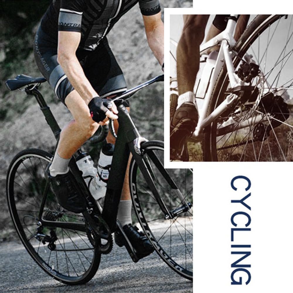 ENEN Scarpe MTB Uomo, Scarpe da Ciclismo Uomo, Scarpe Spinning Donna, Scarpe MTB SPD, Scarpe Mountain Bike Compatibili con Pedali SPD 2 Bulloni con Tacchette, 36-47 EU Scarpe Bici