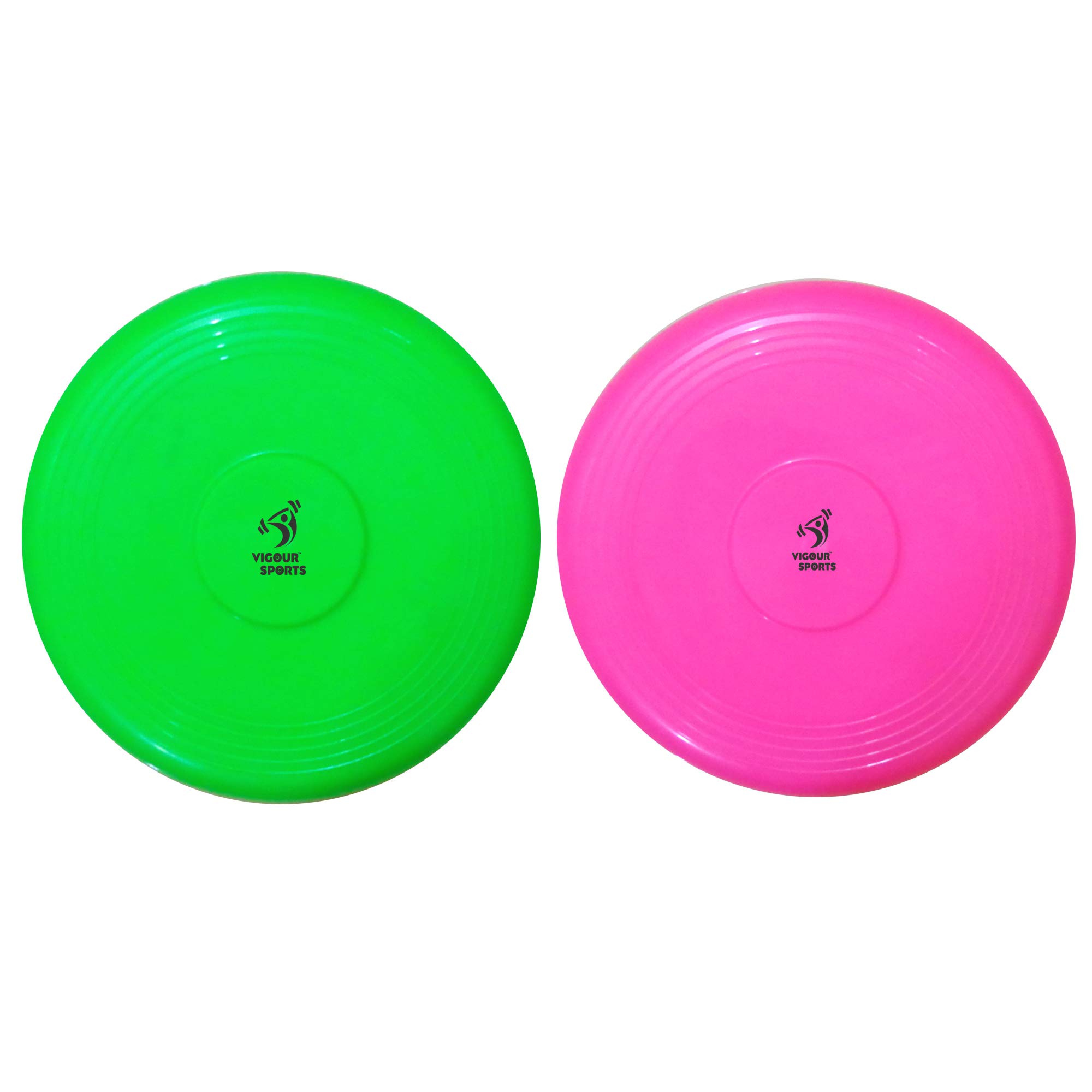 VIGOUR SPORTS Flying Disc 8.5 Inch (Set of 2) - Multicolour for Kids and Adults Indoor and Outdoor Fun Games (B08KH5PXCT) Amazon Price History, Amazon Price Tracker