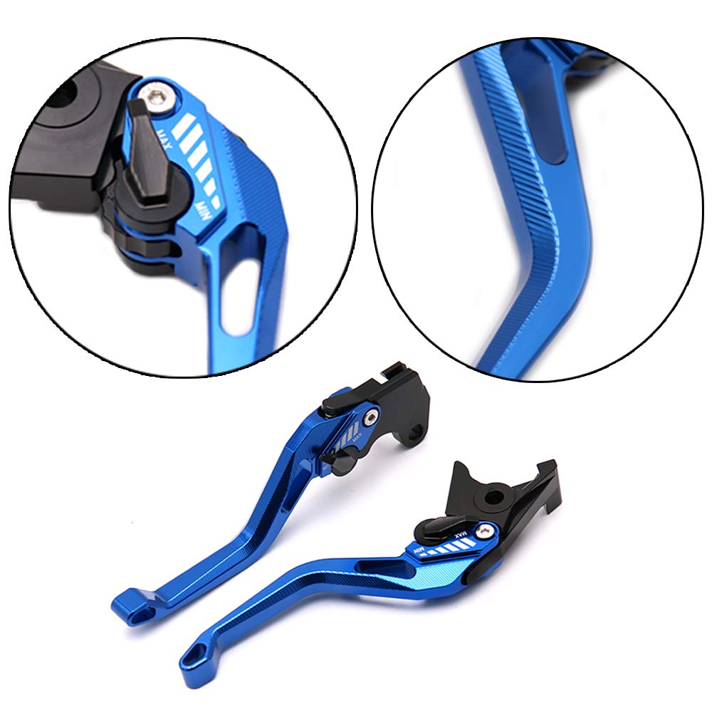 ブレーキ クラッチ レバーセット ロングタイプ アルミ製 5D テクスチャ 6段階可調 対応車種 川崎 カワサキZR7 ZR7S 並行輸入品 ブレーキ クラッチ レバーセット ロングタイプ アルミ製 5D テクスチャ