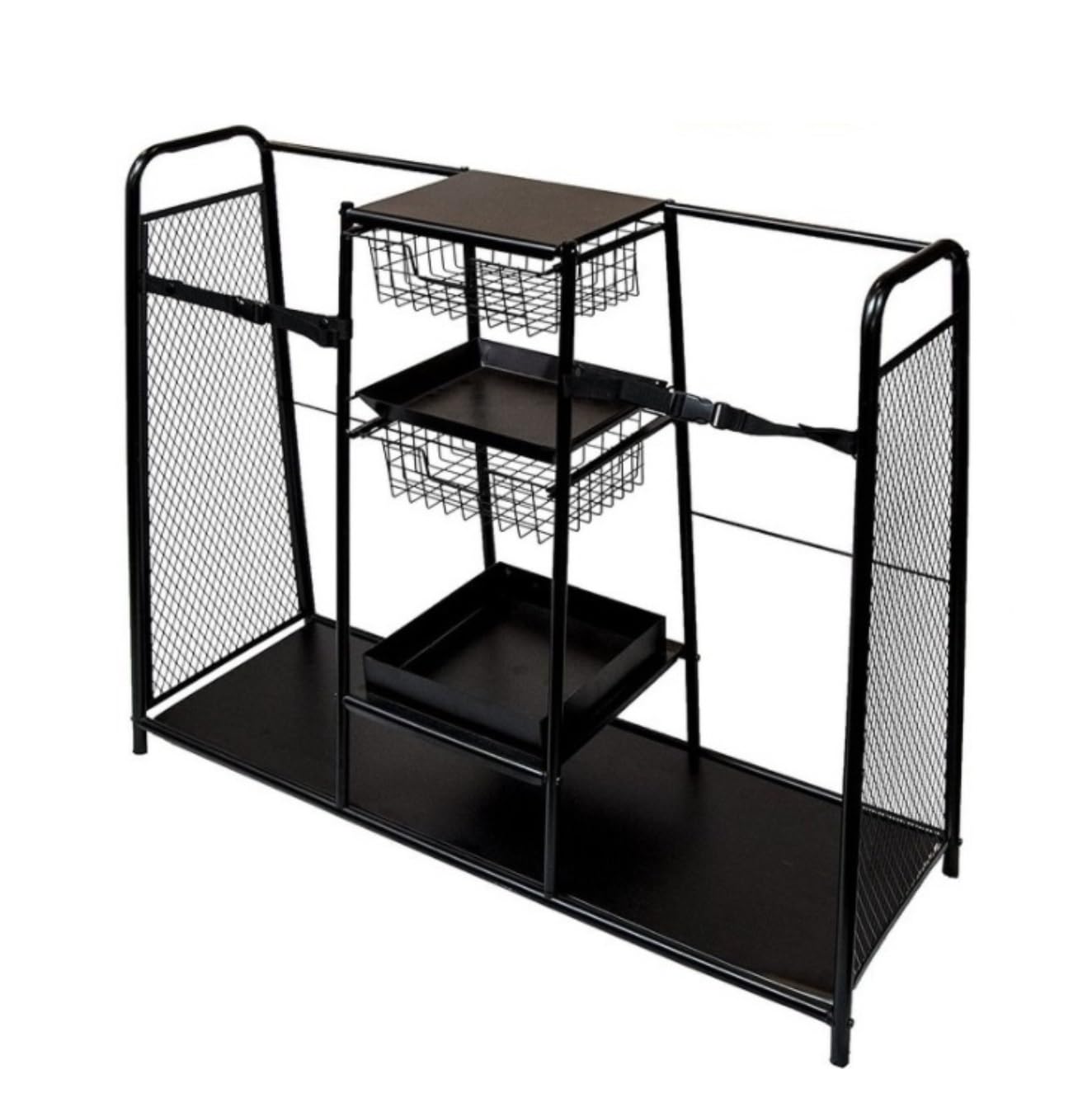 Jxyq Black Golf Club Storage Rack Easy To Install Golf Bag Organizer For Garage Golf Club Holder And Stand With Large Capacity