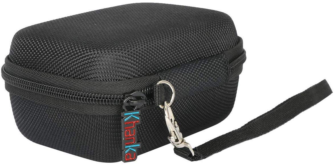 Khanka Hart Tasche Für JBL GO 2 kleine Musikbox portabler Bluetooth Lautsprecher Etui Case.(Für JBL GO 2-Schwarz Reißverschluss)