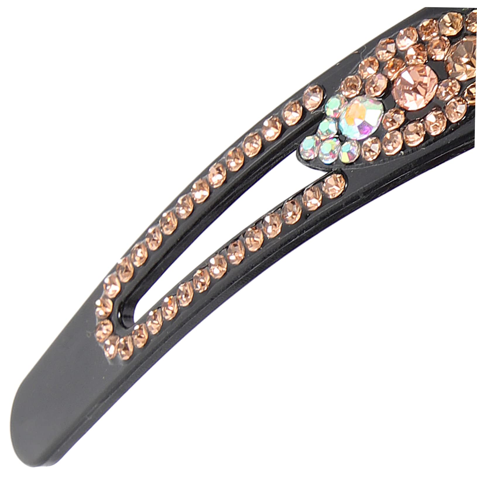 DOITOOL 8pezzi Eleganti Cerchietti Con Strass e Pettinini Antiscivolo Accessori Per Chic Per Donne Per Festa e Uso Quotidiano Colori Variati