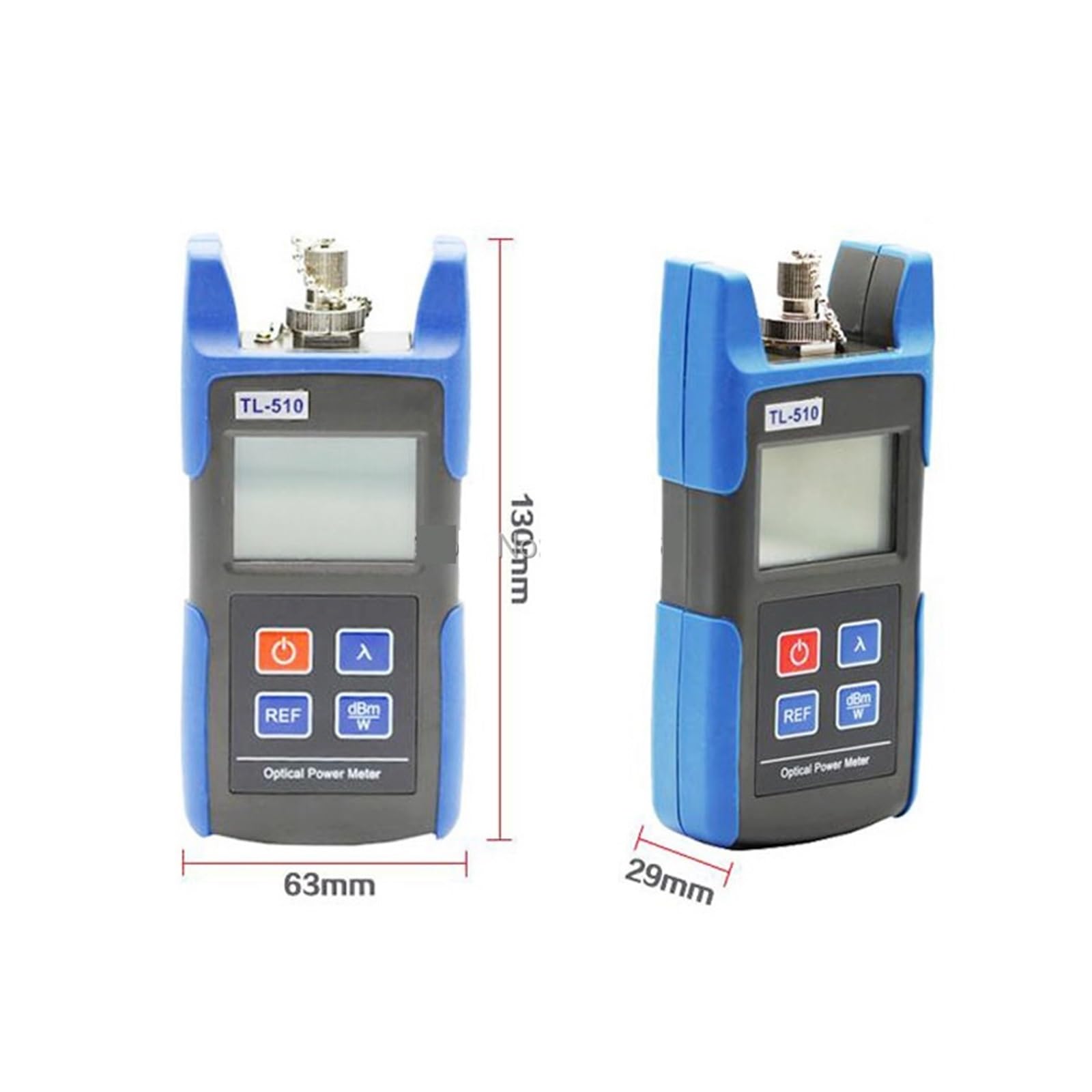 Moc światłowodu Ręczny Miernik Mocy Światłowodu TL-510 Ze Złączem FC SC (ST LC) TL510 Tester(TL-510C)