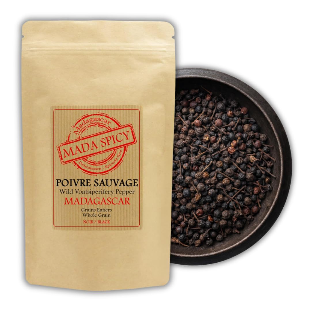 Pimienta Voatsiperifery silvestre de Madagascar bolsita 1kg.