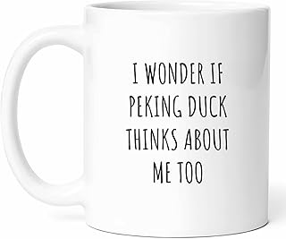Funny Peking Duck Mug - Chinese Cuisine Coffee Cup - Food Lover Funny Gift From Family - Roast Tea Mugs - Asian Delicacy Cups - 11 Oz Ceramic Gifts For Fans, Birthday, Him, Her, Christmas, Culinary