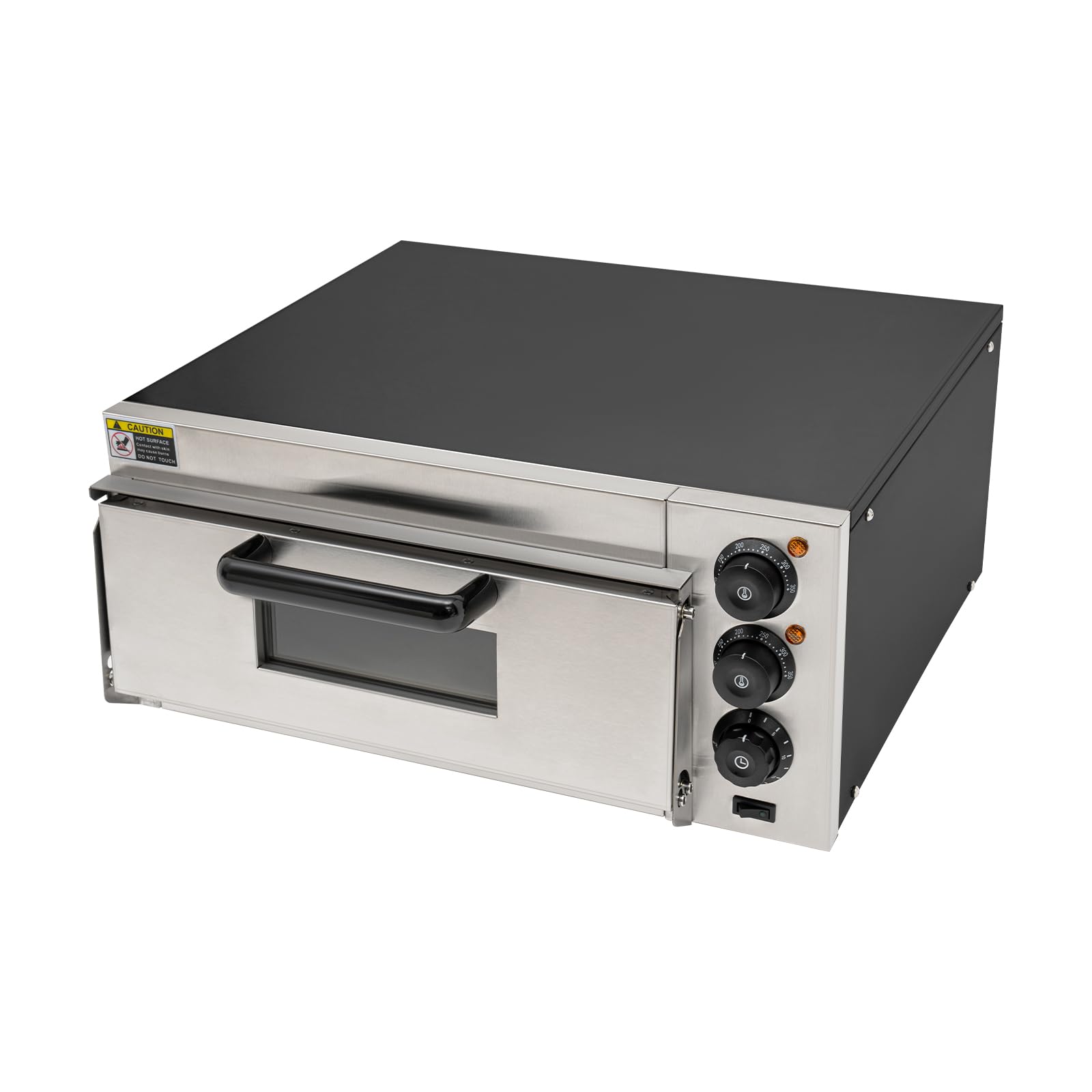 Forno elettrico per pizza per piano di lavoro, 2000 W forno per pizza commerciale,Può essere utilizzato per cuocere pizze, snack, salatini e cibi al forno.
