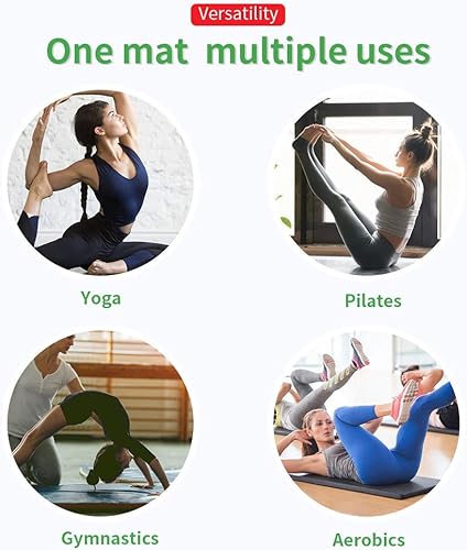 Miniatura 6 de Colchoneta de ejercicio de gimnasia gruesa para el hogar, esterilla de yoga plegable, almohadilla de cuero para gimnasio y fitness